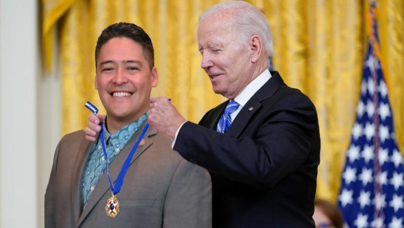 Biden Awards Hawaii Official Medal Of Honor For Saving Water During Fire