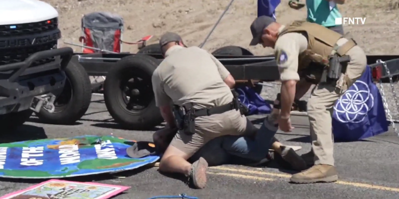 Climate protesters ridiculed as tribal police plow through Burning Man demonstration: 'Bless those Rangers' 