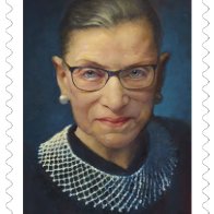 Here's the story of the portrait behind Ruth Bader Ginsburg's postage stamp