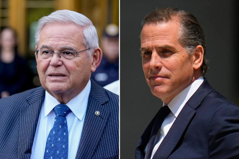 Bob Menendez charged as a foreign agent, but not Hunter Biden?