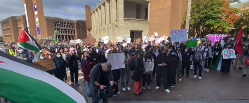 'They Want Our People Dead': Jewish Student Bursts Into Tears As Pro-Hamas Demonstration Takes Place On Campus 