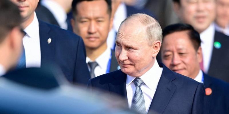 Vladimir Putin arrives in China in rare trip abroad