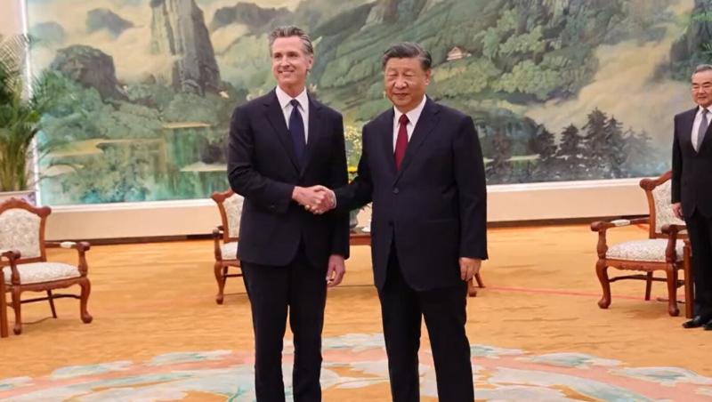 Gavin Newsom Visits Xi Jinping To Get More Ideas On How To Run California