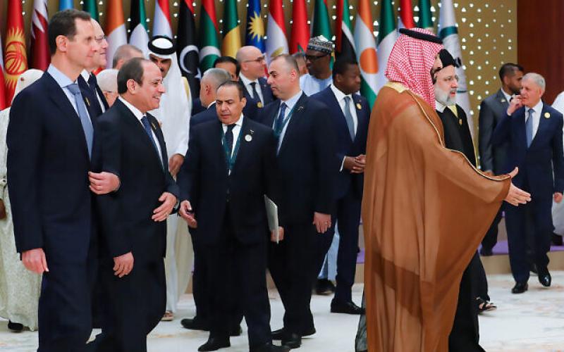 Saudi-hosted summit condemns Israel as Iran leader pays rare visit