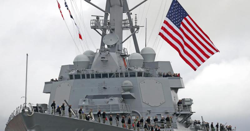 U.S. Navy warship shoots down drone fired from Yemen - CBS News