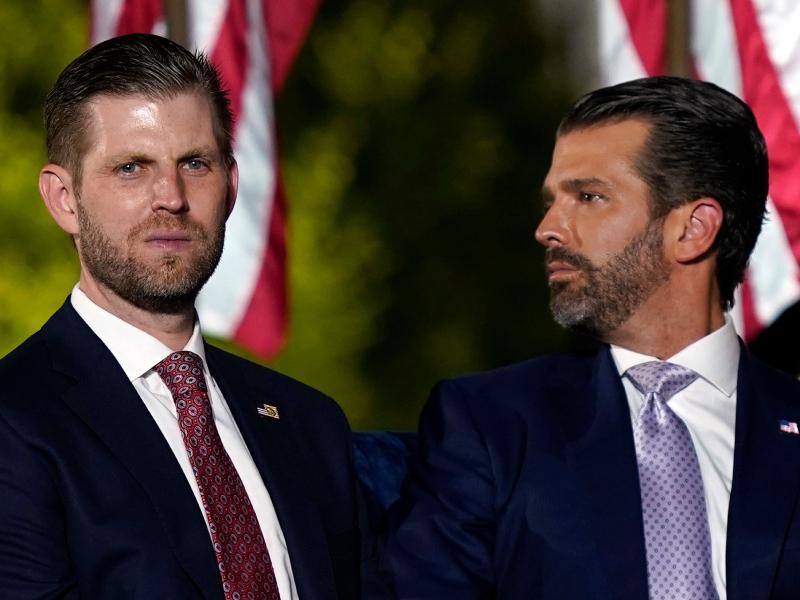 Donald Jr and Eric Trump fined millions over Trump Organization's fraudulent business dealings | The Independent