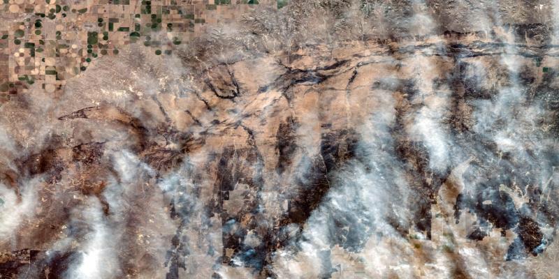 Satellite images show devastation of Texas wildfires