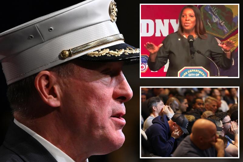 FDNY chief John Hodges takes fall after The Post exposes Laura Kavanagh declaring department will 'hunt down' NY AG Letitia James hecklers