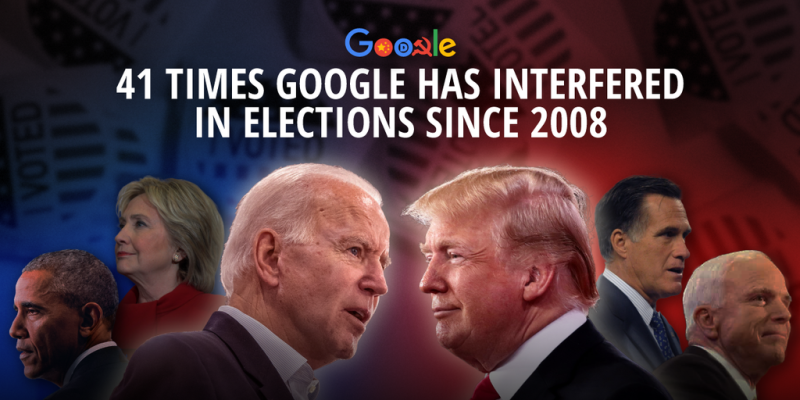 Google has 'interfered' with elections 41 times over the last 16 years, Media Research Center says | Fox News