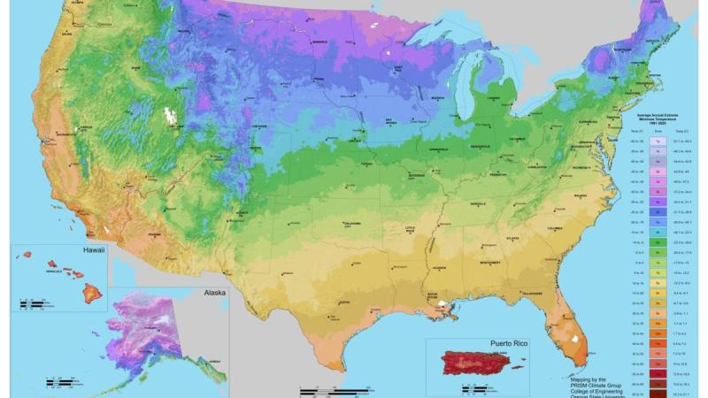 The USDA Plant Hardiness Zone Map Just Changed for the First Time in Over 10 Years