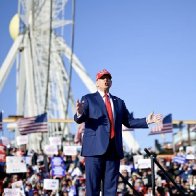 A Massive Rally in a blue state