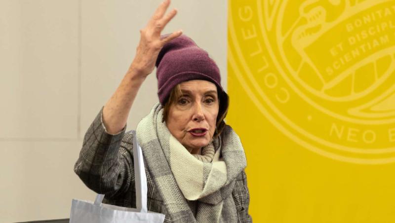 Nancy Pelosi Begins Dressing As Hobo After Learning San Francisco Giving Vodka Shots To Homeless