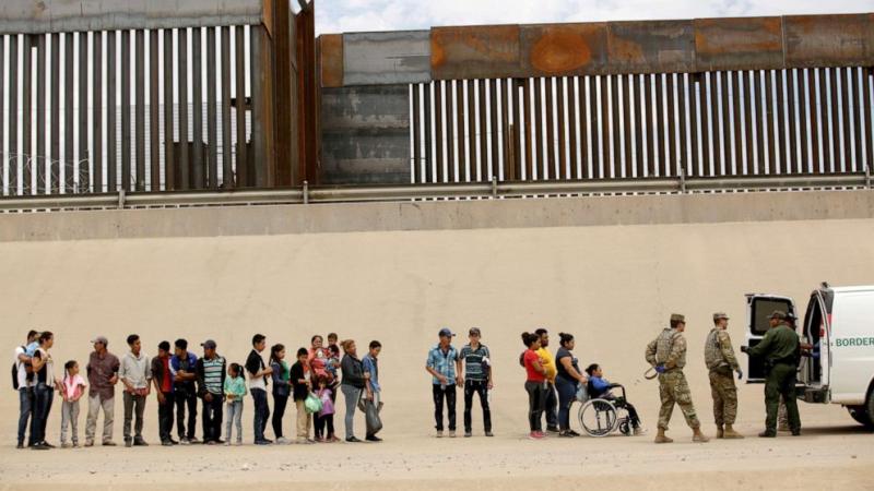 Migrant crossings at U.S.-Mexico border plunge 54% from record highs, internal figures show