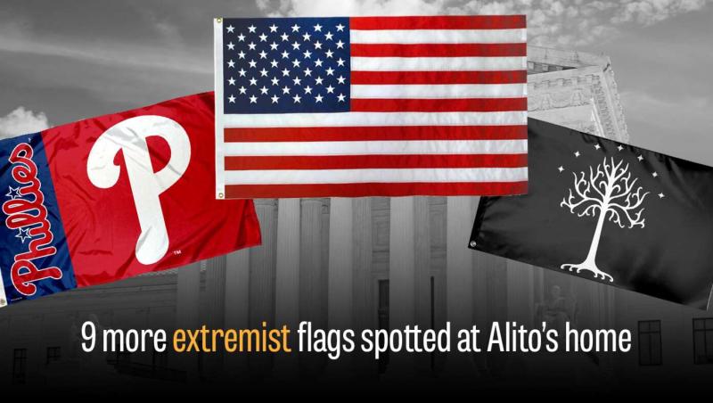 Here Are 9 More Extremist Flags Spotted At Alito's Home