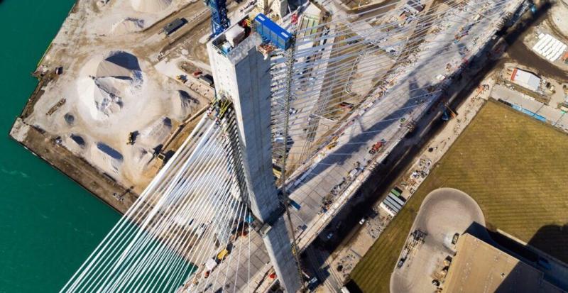 Biggest bridge to ever connect Canada and US nears completion