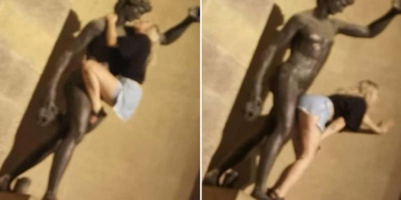 Tourist who simulated sex with god of fertility statue defended for ‘amorous exaltation’