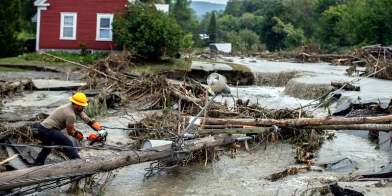 More flooding hits Vermont with washed-out roads, smashed vehicles and destroyed homes