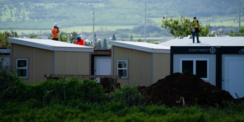 Maui wildfire victims wait for housing as a tiny home village sits mostly empty