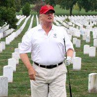 Trump Calls Out Arlington National Cemetery For Hazard-Filled Fairways