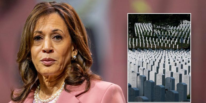 Gold Star families call out 'heinous' statement from Harris about Arlington National Cemetery visit 