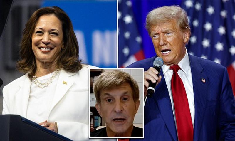 Presidential election 'Nostradamus' who has correctly predicted almost every winner for 40 years reveals Kamala Harris as his 2024 pick | Daily Mail Online