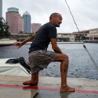 'Lieutenant Dan' survives Hurricane Milton in sailboat in Tampa