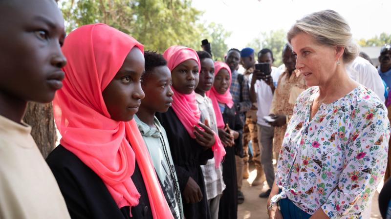 Sophie, Duchess of Edinburgh, moved to tears by Darfur war victims