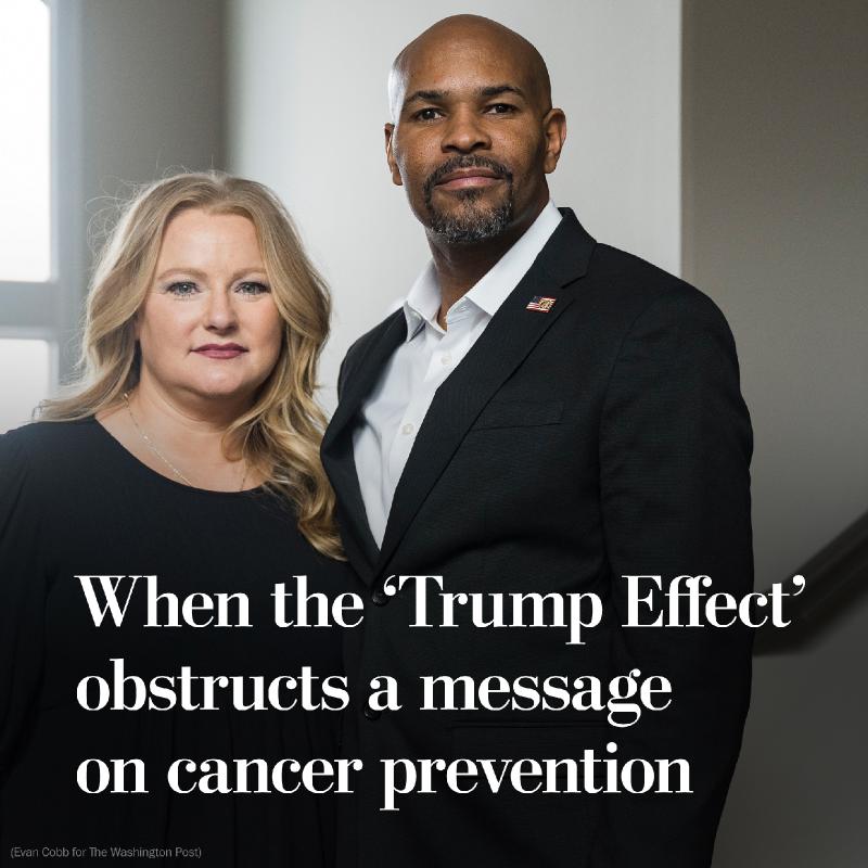 Jerome Adams and his wife, Lacey, fight cancer and the "Trump Effect" - The Washington Post