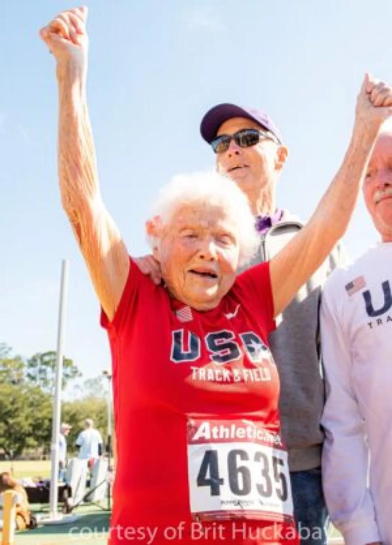 Senior sprinter Julia 'Hurricane' Hawkins dies at 108