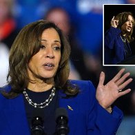 Flustered Kamala Harris spews latest word salad after protesters interrupt Nevada rally