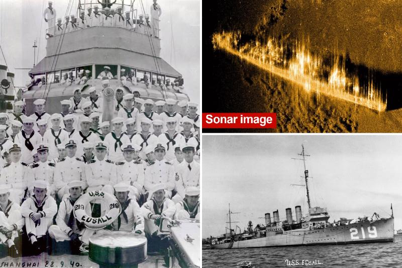 Sunken US WWII warship that went down with more than 200 servicemen found after 81 years