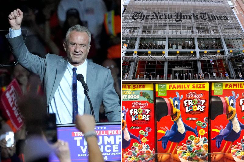 NYT dragged for hilariously botched 'fact check' of RFK Jr.'s war on artificial ingredients