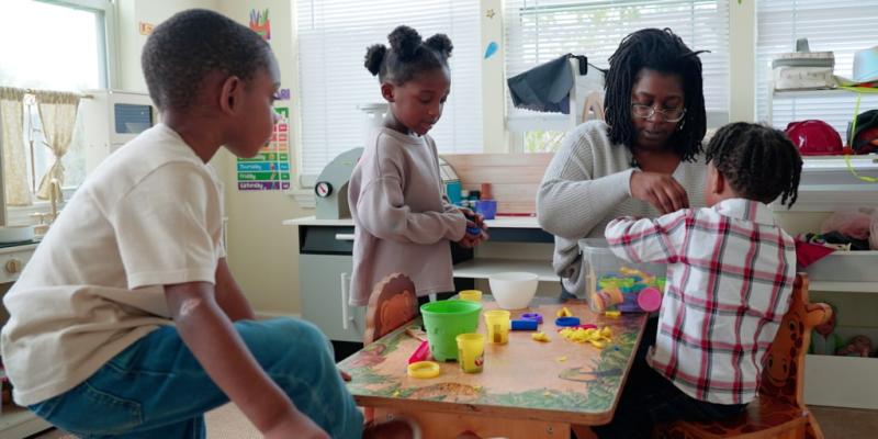 Innovative program aims to increase child care options and pull women into the workforce