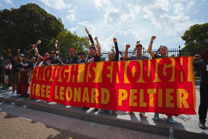 JUST IN: Biden commutes sentence for Indigenous activist Leonard Peltier, who was convicted in the 1975 killings of 2 FBI agents