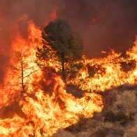 Thousands told to evacuate after two new blazes start in Los Angeles County