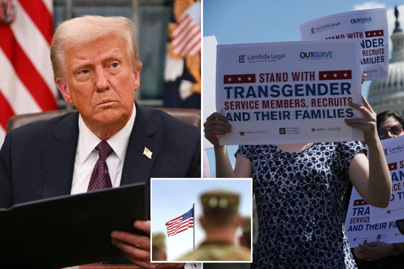 Exclusive | Trump to ink new executive orders today banning trans service members, military DEI programs