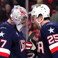 US hockey star Charlie McAvoy receives praise for big hit on Canada's Connor McDavid in intense 4 Nations game | Fox News