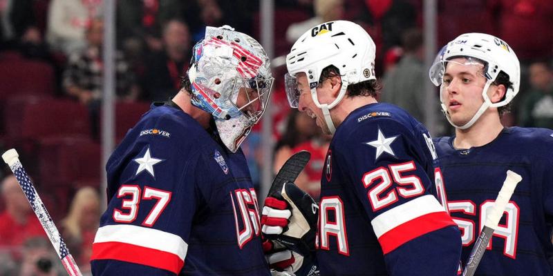 US hockey star Charlie McAvoy receives praise for big hit on Canada's Connor McDavid in intense 4 Nations game | Fox News