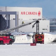 18 people injured after Delta plane landing at Toronto airport overturns