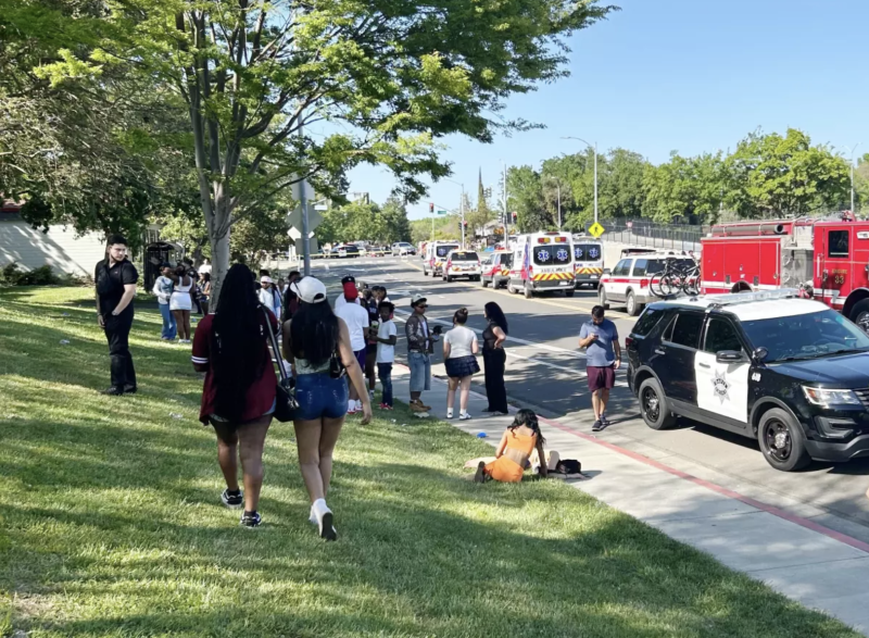 4 hurt, hundreds flee in shooting at Davis community picnic - Los Angeles Times