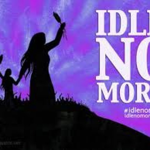 Idle No More Lady & Girl
