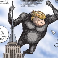 King Kong Trump, Losing His Grip