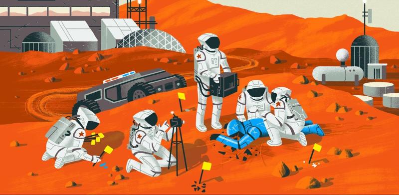 How Will Police Solve Murders on Mars?