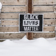 Protesters Use Snow to Block Seattle Police Department Vehicle from Leaving Precinct