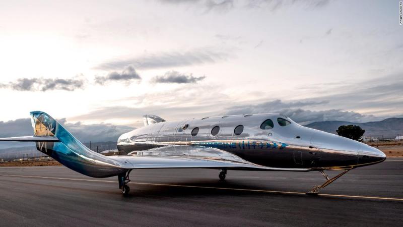 Virgin Galactic unveils mirror-coated space plane, Spaceship III