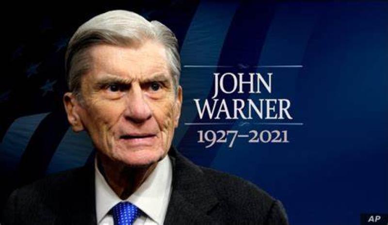 Former Sen. John Warner, Once Married to Elizabeth Taylor, Dies at 94 