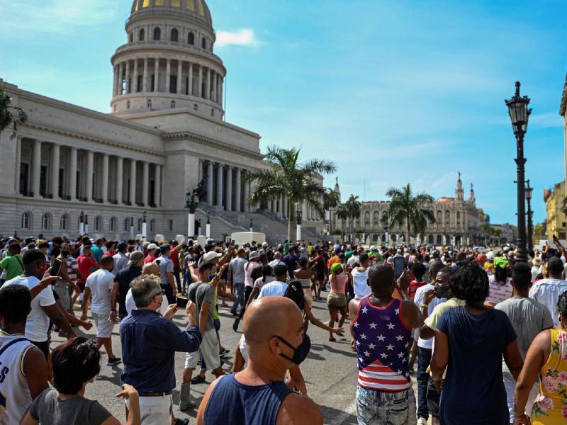 Biden Administration Claims Cuban Anti-Communist Protests Are About 'Rising COVID Cases/Deaths'