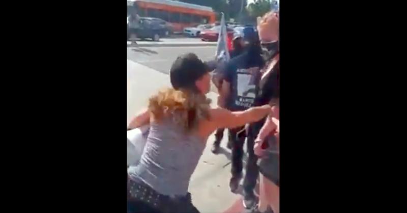 Anti-Mask Protester Punches Masked Cancer Patient in Front of Medical Clinic (VIDEO)