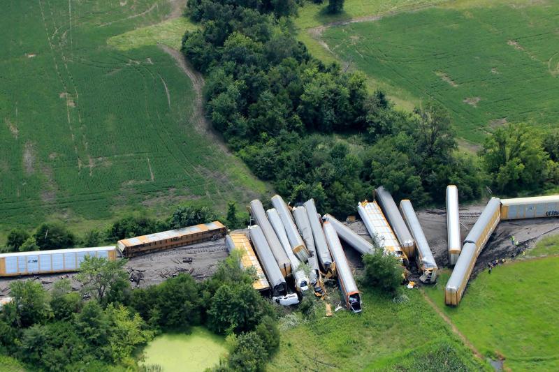 Brand New Ford F-150s Destroyed In Massive Train Derailment | CarBuzz