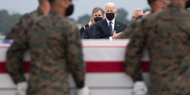 Father of Marine Killed in Kabul Says Biden Bristled While Meeting Him